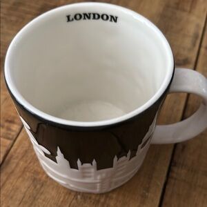 Starbucks Black and White Ceramic Mug